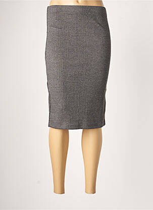 Jupe mi-longue taille normale gris SPARKZ femme