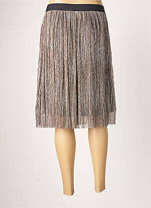 Jupe mi-longue stretch beige SPARKZ femme