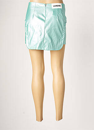 Mini-jupe taille normale vert LAAGAM femme