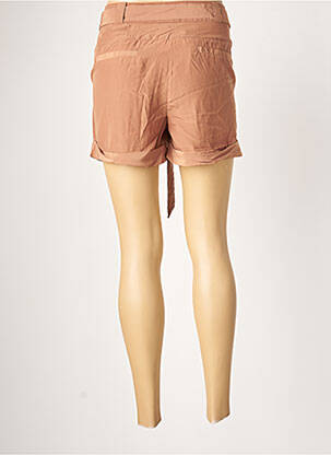 Short fermeture zippée sous rabat avec crochet taille normale beige VILA femme