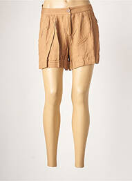 Short fermeture zippée sous rabat boutonné taille normale beige VILA femme