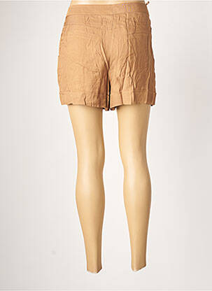 Short fermeture zippée sous rabat boutonné taille normale beige VILA femme