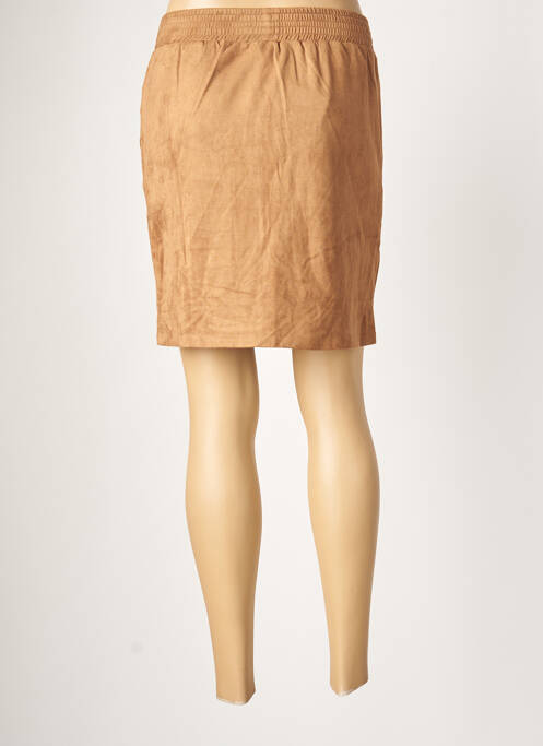 Jupe courte marron SPARKZ pour femme