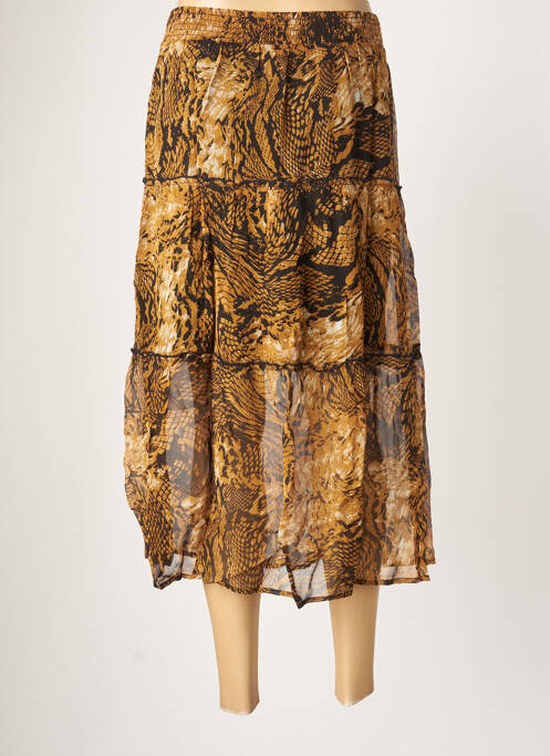 Jupe longue orange SPARKZ pour femme