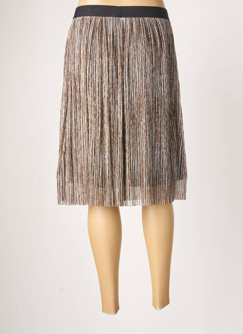 Jupe mi-longue beige SPARKZ pour femme