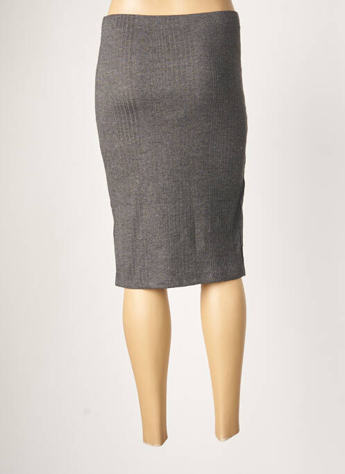 Jupe mi-longue gris SPARKZ pour femme