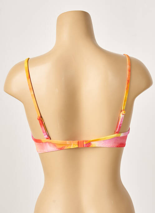 Haut de maillot de bain orange CHERRY BEACH pour femme