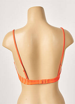 Haut de maillot de bain stretch haut bandeau orange CHERRY BEACH femme