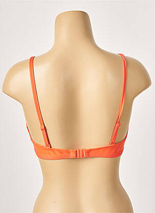Haut de maillot de bain stretch haut soutien-gorge emboitant orange CHERRY BEACH femme