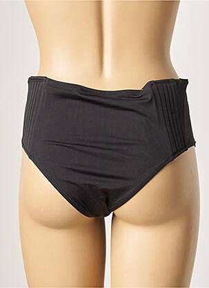 Bas de maillot de bain tissage satiné culotte noir BELCOR femme