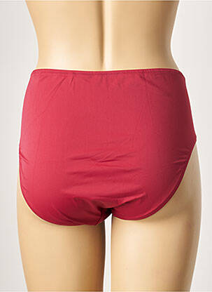 Bas de maillot de bain tissage satiné culotte rouge BELCOR femme