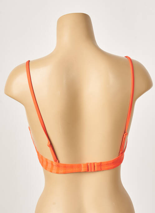 Haut de maillot de bain orange CHERRY BEACH pour femme