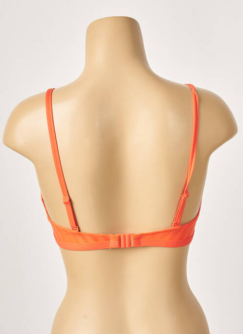 Haut de maillot de bain orange CHERRY BEACH pour femme