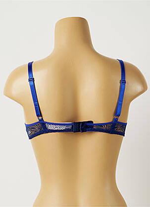 Soutien-gorge effet matière satinée haut soutien-gorge push-up bleu PASSIONATA femme
