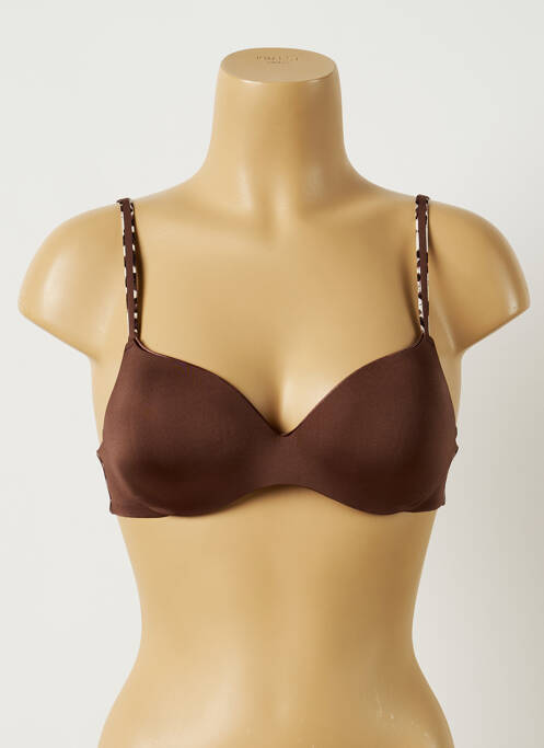 Soutien-gorge haut soutien-gorge moulé haut soutien-gorge moulé marron CHANTELLE femme