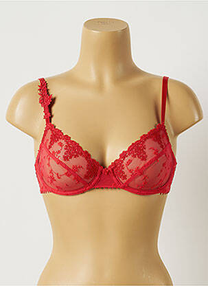 Soutien-gorge légère et transparente haut soutien-gorge emboitant rouge PASSIONATA femme