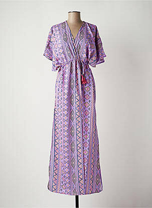 Robe longue violet PURPLE QUEEN pour femme