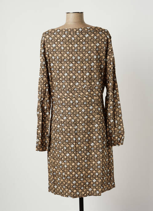 Robe mi-longue marron LA FIANCEE DU MEKONG pour femme