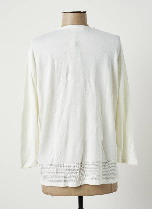 Gilet manches longues beige POLES pour femme