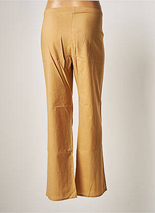 Pantalon droit tissage popeline taille normale beige LA FIANCEE DU MEKONG femme