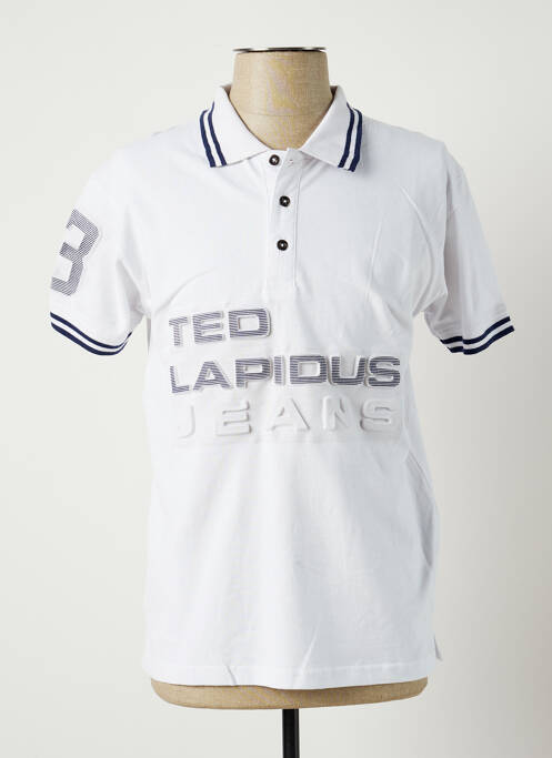 Polo blanc TED LAPIDUS pour homme