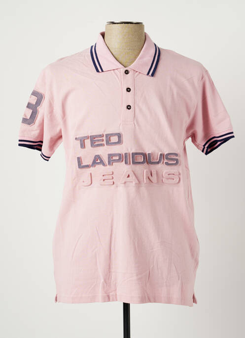 Polo rose TED LAPIDUS pour homme