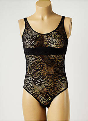 Body lingerie stretch noir IMPLICITE femme