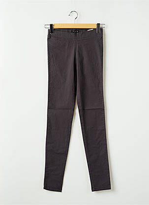 Pantalon slim taille élastique taille normale marron VILA femme