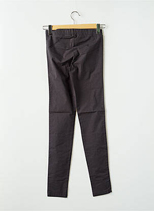 Pantalon slim taille élastique taille normale marron VILA femme