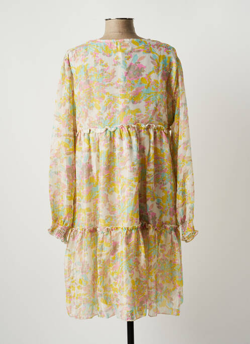 Robe mi-longue jaune PURPLE QUEEN pour femme