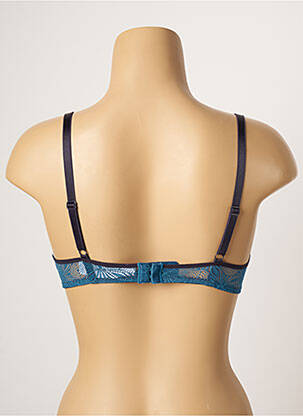Soutien-gorge effet matière satinée haut soutien-gorge push-up bleu PASSIONATA femme