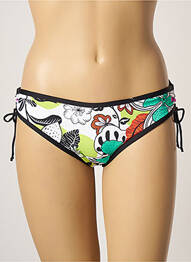 Bas de maillot de bain imprimé fleurs culotte blanc CHERRY BEACH femme