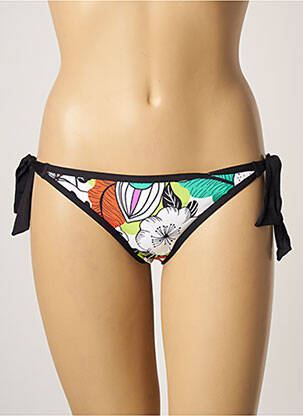 Bas de maillot de bain imprimé fleurs bikini blanc CHERRY BEACH femme