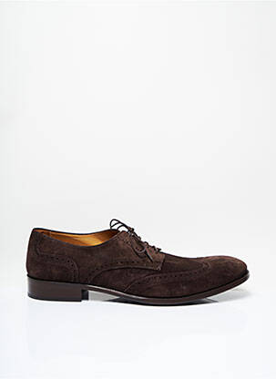 Derbies nubuck talon bas marron PETER BLADE homme