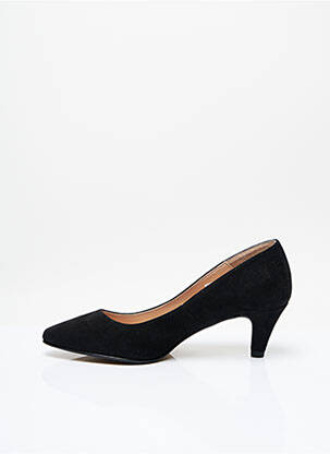 Escarpins nubuck talon de 4 à 6cm noir DANIELA VEGA femme