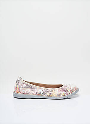 Ballerines semelle amovible talon plat jusqu'à 3cm beige ALCE femme