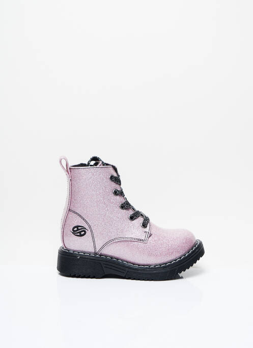 Bottines/Boots rose DOCKERS pour fille