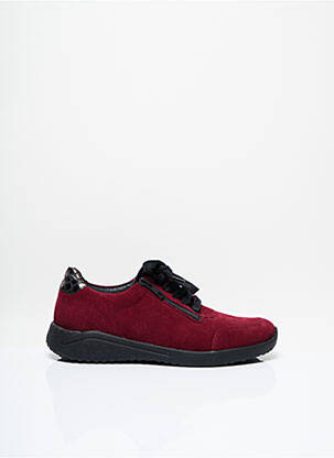 Baskets talon compensé talon plat jusqu'à 3cm violet SOLIDUS femme