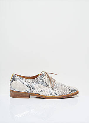 Derbies bout rond talon plat jusqu'à 3cm beige GABOR femme