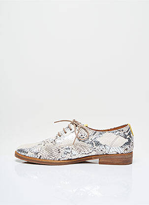 Derbies bout rond talon plat jusqu'à 3cm beige GABOR femme