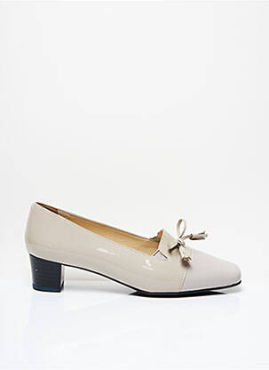 Mocassins carré talon plat jusqu'à 3cm beige MARCO femme