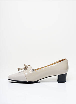 Mocassins carré talon plat jusqu'à 3cm beige MARCO femme