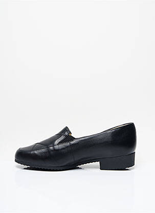 Mocassins carré talon plat jusqu'à 3cm noir ARTIKA SOFT femme