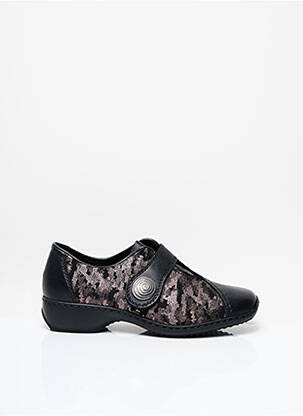 Chaussures de confort noir RIEKER pour femme