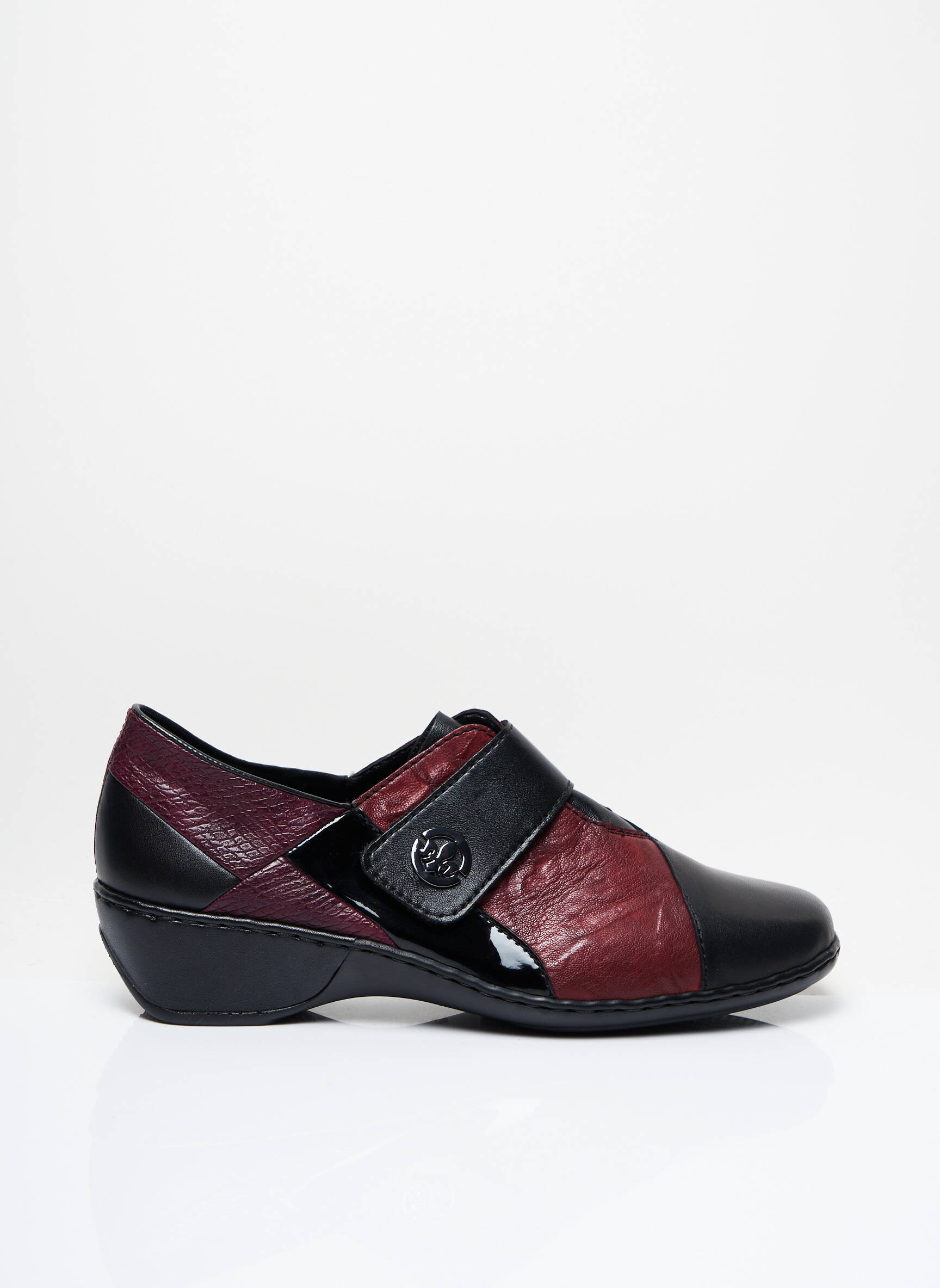 Rieker Chaussures Confort Femme De Couleur Noir 2074422-noir00 - Modz