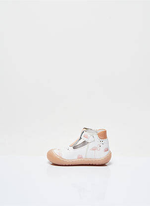 Sandales/nu pieds bout rond talon compensé rose BELLAMY fille