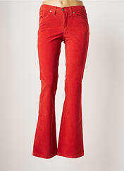 Pantalon flare orange WALTRON pour femme seconde vue