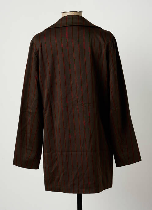 Manteau long vert ROSE MON AMOUR pour femme