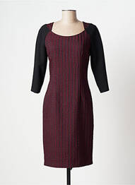 Robe mi-longue manches 3/4 manches 3/4 rouge TRUSSARDI JEANS femme