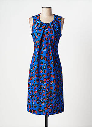 Robe mi-longue sans manche sans manche bleu TRUSSARDI JEANS femme